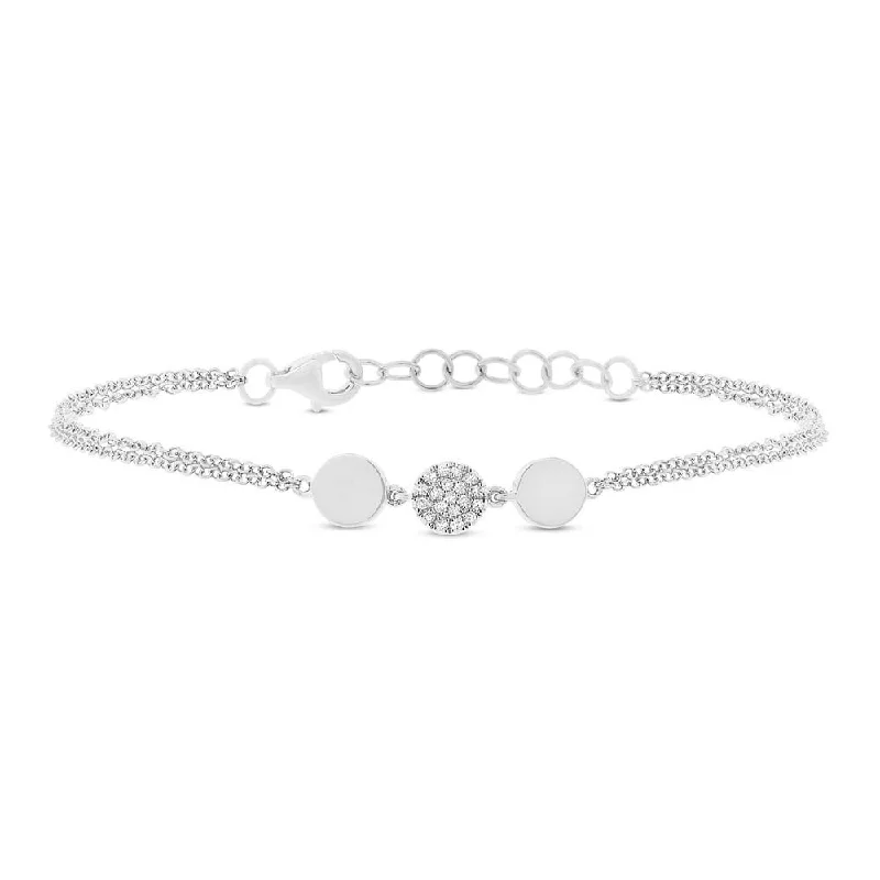 14K GOLD DIAMOND AMY BRACELET