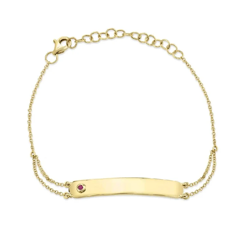 14K GOLD JESSICA ID BRACELET