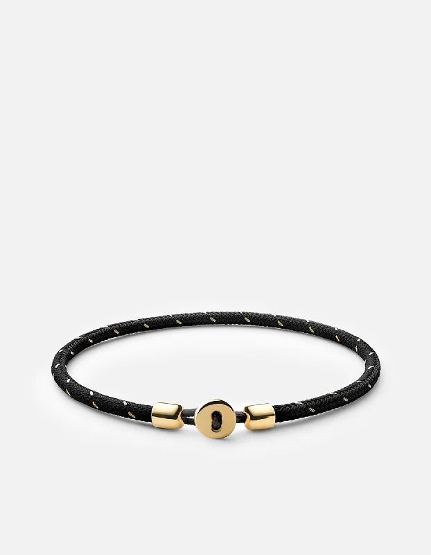 Nexus Rope Bracelet, Gold Vermeil