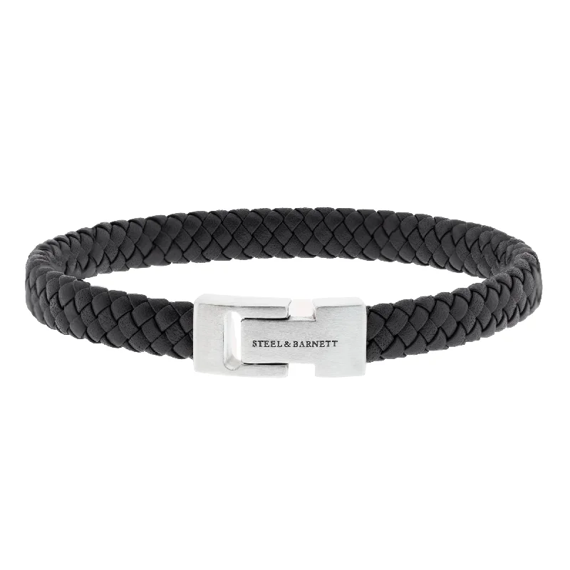 Leather Bracelet Archie Black