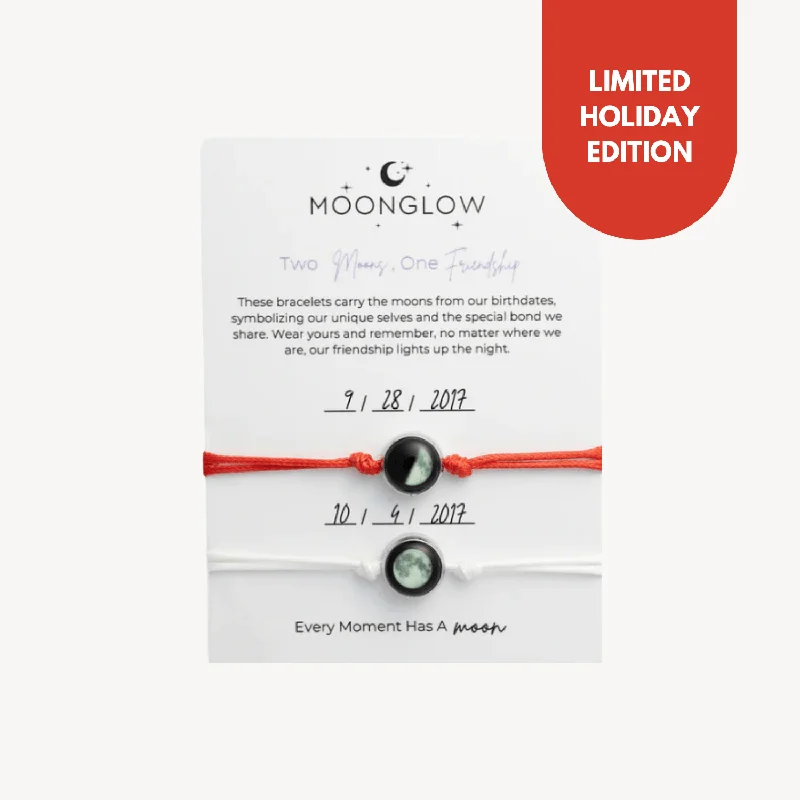 Lunar Frost & Scarlet Terra Luna Bracelet Friendship Pack