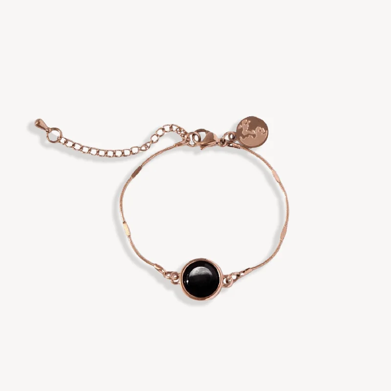 Mini Satellite Bracelet in Rose Gold