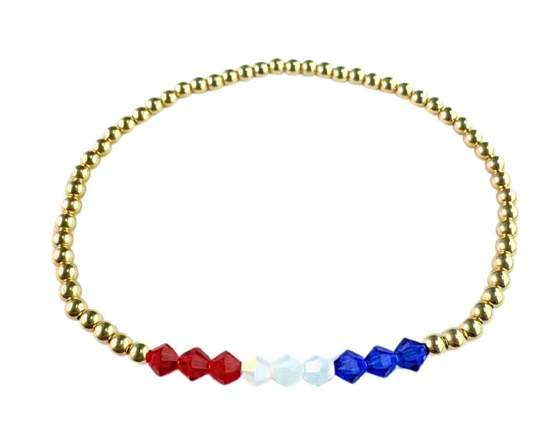 "USA Crystal BAR" Bracelet