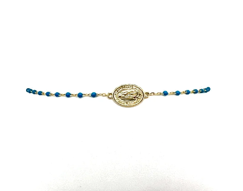 "VIRGIN MARY" DOTTED BRACELET