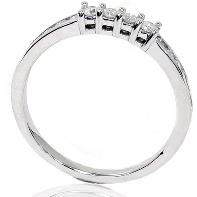 1/3ct Diamond Wedding Ring White Gold