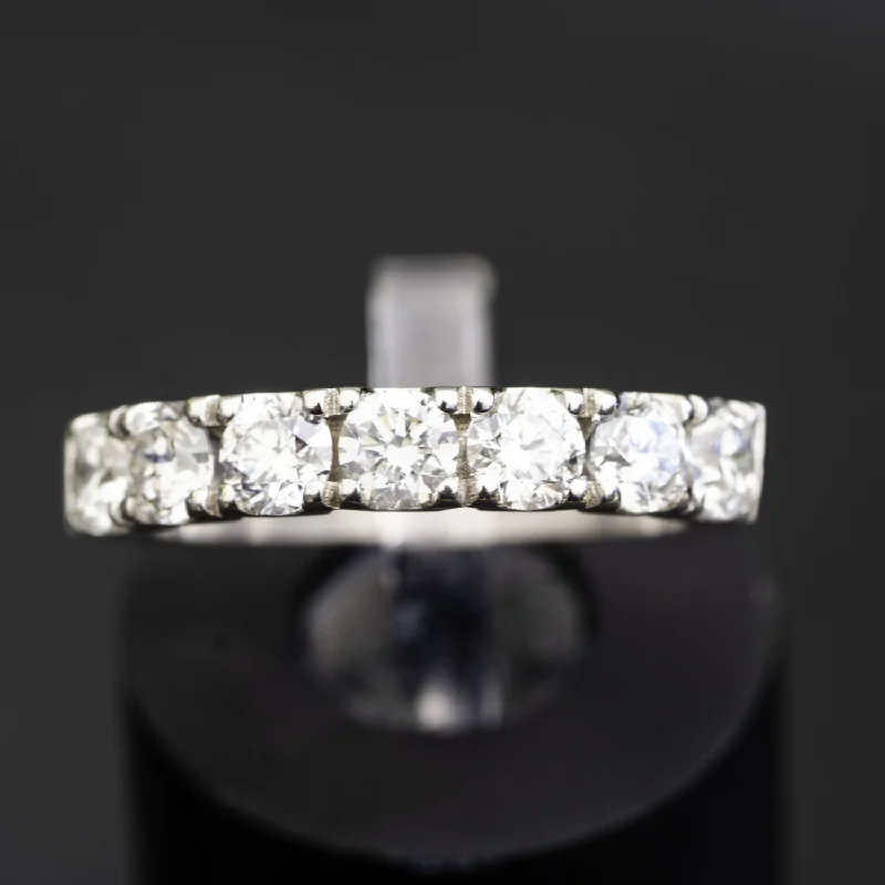 7 stone ring - 1.40 carat natural diamond D-F VS