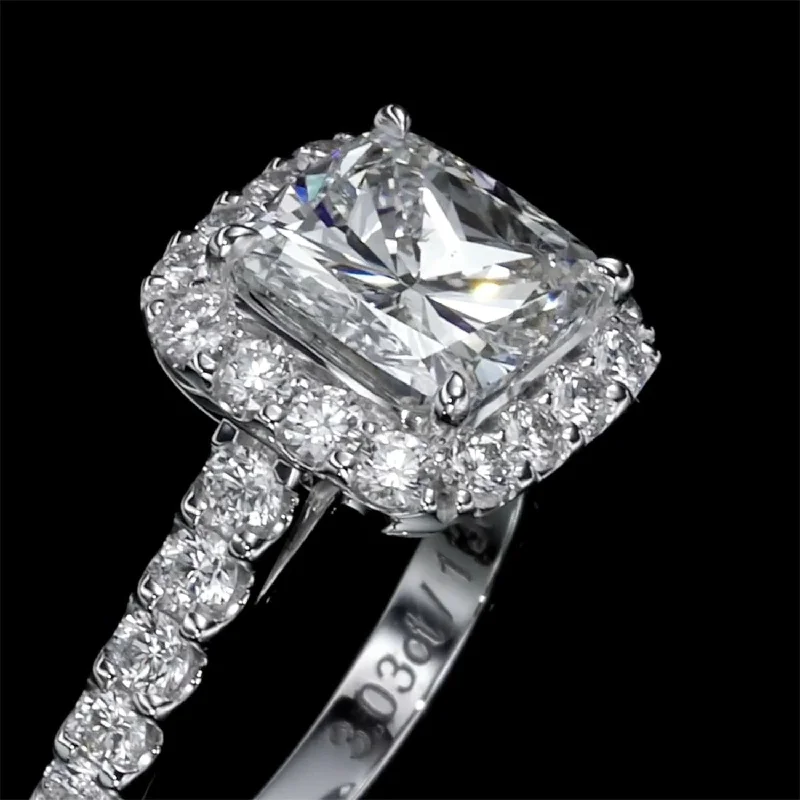 Faith - 4.39 carat natural diamond ring- GIA certificate - One of a Kind