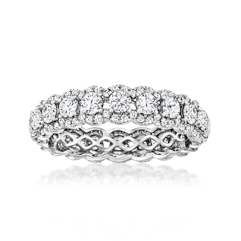 Ross-Simons Diamond Eternity Band in 14kt White Gold