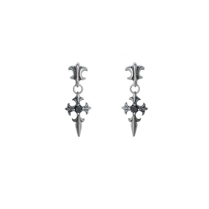 Gothic Cross Earrings