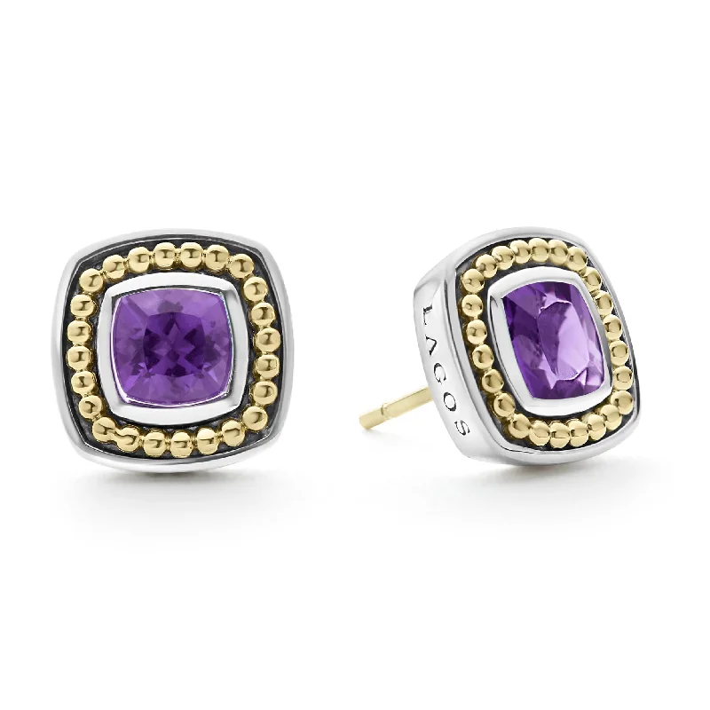 Rittenhouse Amethyst Stud Earrings